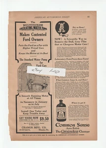 Revista bomba de agua circulante Milwaukee 1922 AD~Cramer~SENTIDO COMÚN pulido automático - Imagen 1 de 1
