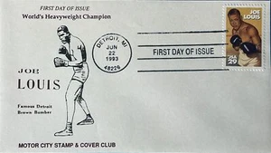 Motor City Stamp Cover Club 2766 Box Joe Louis Detroit MI - Picture 1 of 1
