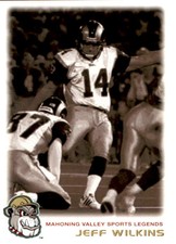 2003 Mahoning Valley Sports Legends Grandstand #24 Jeff Wilkins Football Card