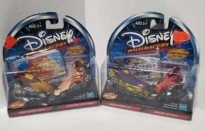 2002 DISNEY WILD RACERS 1/64 SCALE 4 CAR SET (CHALLANGE PACK AND DRAGON PACK) - Picture 1 of 4