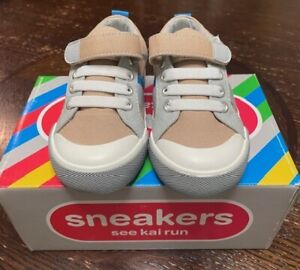 See Kai Run Donovan Khaki Toddler Shoes Sz 9 (New in Box)