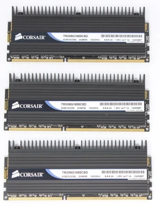 Corsair XMS3 Dominator 6 GB (3x2GB) TR3X6G1600C8D DDR3-1600 RAM (#16284) - Bild 1 von 2