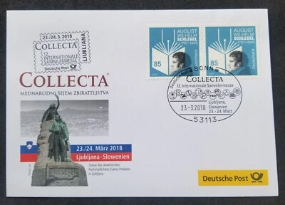 [SJ] Germany 250th August Wilhelm Schlegel 2017 2018 Book (FDC) *COLLECTA - Image 1 of 4