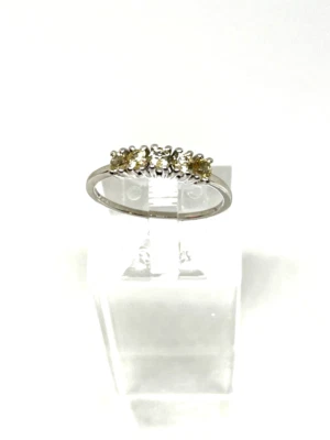 Anillo de citrino de 5 piedras "piedra de nacimiento" para damas "estado" talla 9,25 venta al por menor $350 #411 Foto 1 de 4