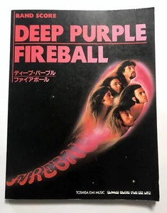 DEEP PURPLE FIREBALL BAND SCORE JAPAN GUITAR TAB - Picture 1 of 4