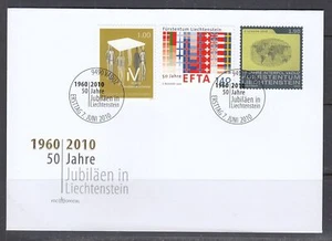 Liechtenstein Scott 1483 FDC - Disability Insurance, 50th Anniv. - Picture 1 of 1