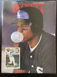 Frank Thomas Beckett Baseballkarte Monatsmagazin!! Januar 1993 Ausgabe #94!! - Bild 1 von 2