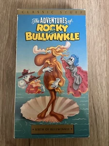 The Adventures of Rocky Bullwinkle Vol. 2 Birth of Bullwinkle (VHS, 1991) - Picture 1 of 2