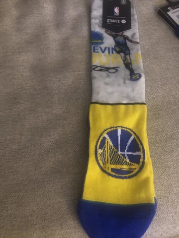 Kevin Durant Golden State Warriors Stance Big Head Socks NBA L 9-12 Cover