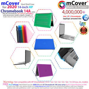 mCover Hard Case for 2020 14" HP Chromebook 14a-XXXX series Laptop Computers