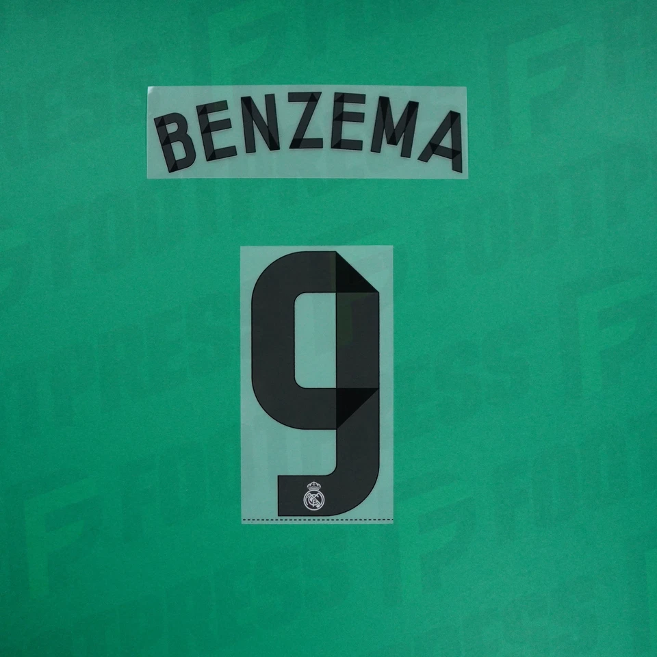 Flocage Officiel - Réal Madrid ENFANT, Benzema, 2014/2015, Home JUNIOR, Noir - Photo 1/1