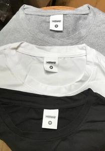 Fashion News Sleeveless Mens T-Shirts (3 Shirts) Black/White/Gray Sz M NEW - Picture 1 of 16