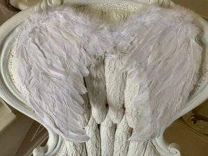 ANGEL WINGS LARGE*17 INCHES WIDE*13 INCHES LONG*WHITE*ADULT*KID*TODDLER* - Picture 1 of 8
