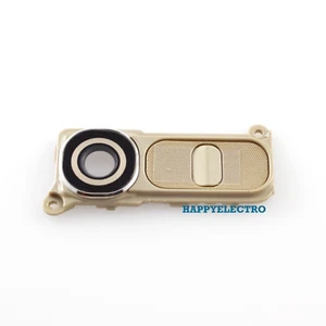 Cover obiettivo vetro fotocamera OEM con supporto cornice e pulsante posteriore LG G4 H810 H811 H815 - Foto 1 di 7