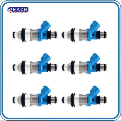 6PC Fuel Injectors For 1994-1998 Lexus ES300 & 1995-1999 Toyota Avalon 3.0L V6 - Imagem 1 de 4