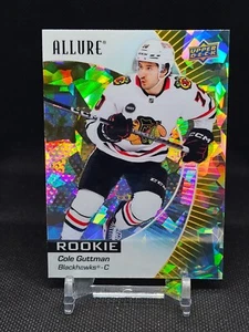 Cole Guttman 2023-24 UPPER DECK ALLURE HOCKEY Yellow Taxi #107 Blackhawks - Picture 1 of 2