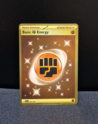 Basic Fighting Energy 258/198 Energia Lotta Gold Scarlet And Violet Near Mint - Immagine 1 di 2