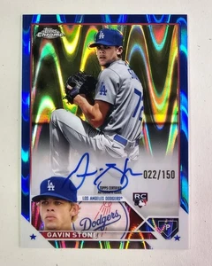 2023 Topps Chrome Update Series - Autographs Gavin Stone #RA-GS Blue RayWave... - Picture 1 of 3