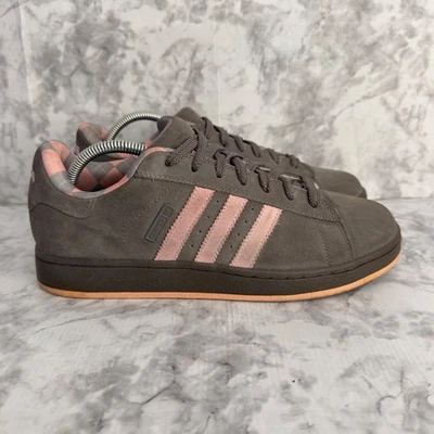 Adidas Campus SK Womens 10 Original Brown Pink Suede Sneakers Low Shoes 077909 - Image 1 of 4