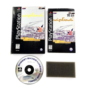 Wipeout (Sony PlayStation 1, 1995) Long Box Complete Tested & Works - Picture 1 of 13