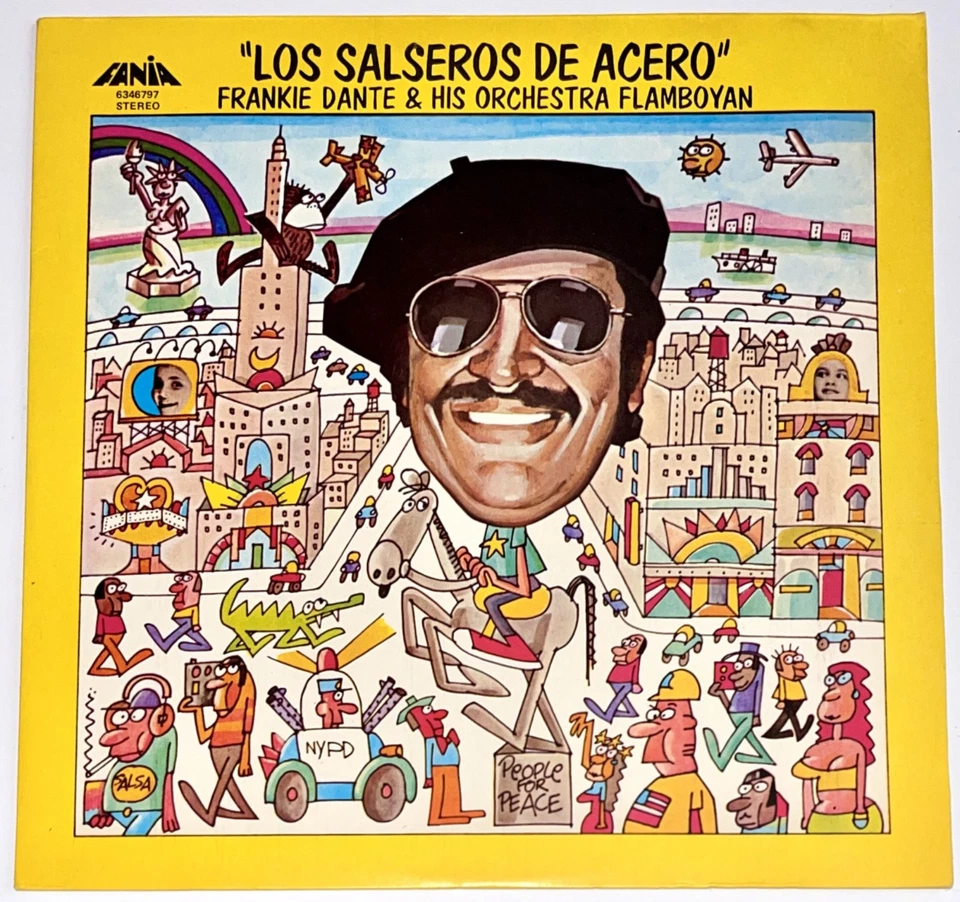 Frankie Dante & His Orchestra Flamboyan ‎– Los Salseros De Acero - Promo - Image 1 of 4