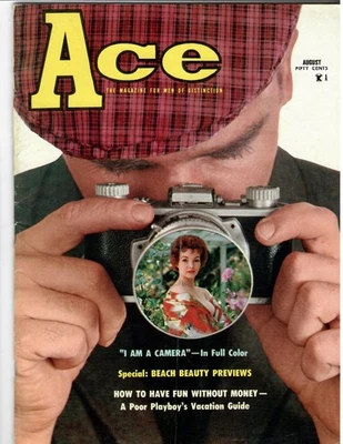 ACE Men's Magazine Aug. 1959 Jeri Osaki, Susan Woods, Corey Stevens, Others - Image 1 of 3