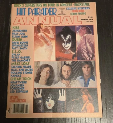 Ежегодный журнал Hit Parader зима 1979 KISS Queen Aerosmith - Изображение 1 из 4