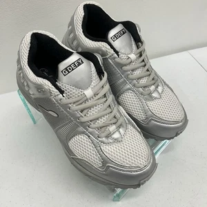 Zapatos ortopédicos para caminar Gdefy Gravity Defyer para hombre plateados y blancos talla US 7 - Imagen 1 de 18