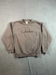 Vintage Cabela’s beige Sweatshirt mit Rundhalsausschnitt Fleece Größe Medium - Bild 1 von 4