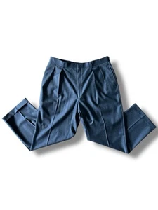 Polo Ralph Lauren Made In Italy Extra Fine Virgin Wool Pleated Dress Pants 40R - Picture 1 of 20