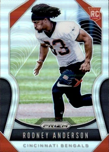 2019 PANNIi PRIZM SILVER PRIZM ROOKIE #337 RODNEY ANDERSON BENGALS RC - Picture 1 of 2