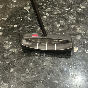 SeeMore Model C Black Blade Putter Used With SeeMore Head Cover 34” - Picture 1 of 12
