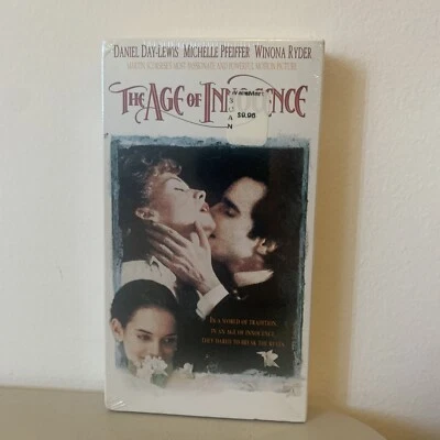 The Age of Innocence (VHS, 1994, Closed Caption) Watermark Brand New Sealed - Image 1 of 2