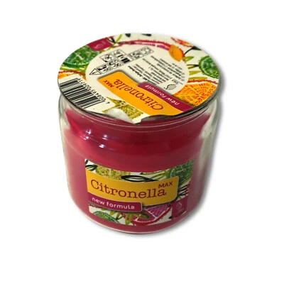 Citronella Max Duftkerze rot new formula anti-mücken Scented Candle Gala - Bild 1 von 3