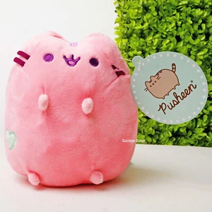 Pusheen Squisheen Sitting Pet Pose Plush Stuffed Animal Cat Pink 6" W/ Tags - Picture 1 of 6