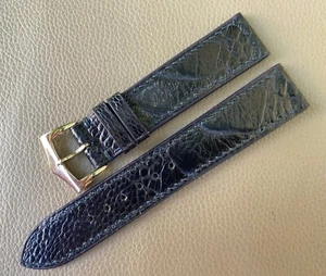 Genuine Ostrich leg skin Watch Strap Band Size15 16 18 19 20 21 22 23 24 25 26mm - Picture 1 of 13