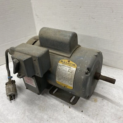 Baldor Single Phase Motor HP 3/4 Volts 115 208 230  RPM 1725 Em-326 - Image 1 of 4