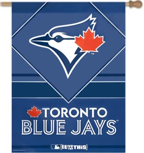 MLB04-105LDRA 27``X37`` Heavy Duty Toronto Blue Jays Banner - Picture 1 of 1