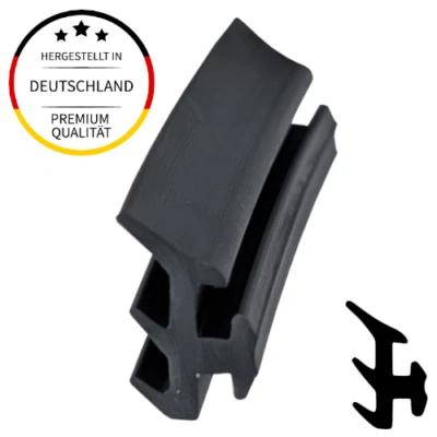 EINFACH-DICHTUNGEN.DE Verglasungsdichtung Gummidichtung passend Alwo Thyssen Farbe: Schwarz Menge: 5m