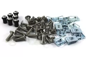 Per Suzuki GSX-R Gsxr 1100 1988-93 Completo Inox carenatura & parabrezza - Foto 1 di 10