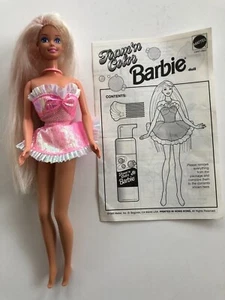 1995 Barbie Foam N Color Doll -Pink outfit, instruction sheet ring & necklace - Picture 1 of 7