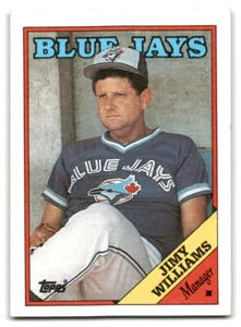 Jimy Williams 1988 Topps #314 Toronto Blue Jays BASEBALL - Picture 1 of 2