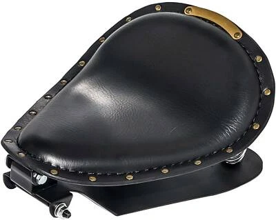 For Harley Davidson Iron 883 Motorcycle Solo Seat Spring Bobber With Base Plate - Image 1 of 4