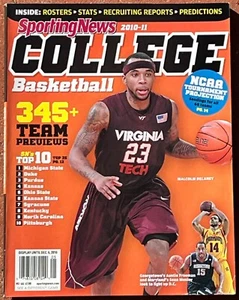Baloncesto universitario Sporting News 2010 con Malcolm Delaney de VA Tech en portada - Imagen 1 de 1