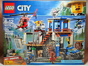 Lego City Mountain Police Headquarters 663pcs Set # 60174 New Sealed! 2018