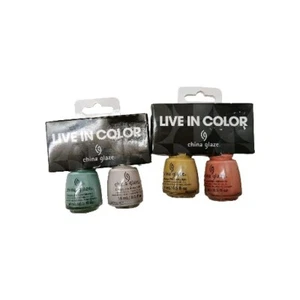 CHINA GLAZE House of Color Collection Color 1511, 1451, 1600, 1611 Lot Of 4 - Picture 1 of 3