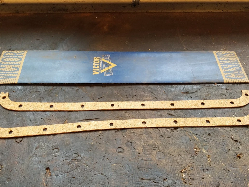 NOS VICTOR OIL PAN GASKET OS-30893 PLYMOUTH DODGE 1933-1950 933438 - Image 1 of 1