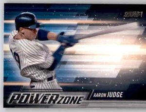 2018 Stadium Club Power Zone Aaron Judge Insert Foil MLB Parallel Yankees - Picture 1 of 2
