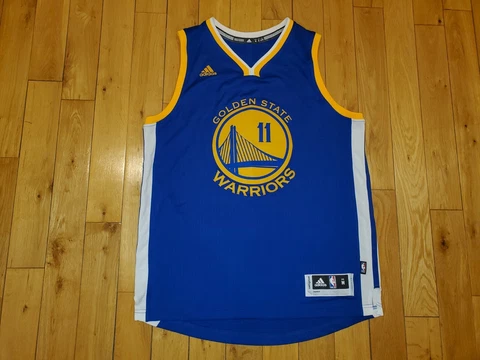 2015 adidas Klay Thompson GOLDEN STATE WARRIORS Mens NBA Swingman Team JERSEY M Cover