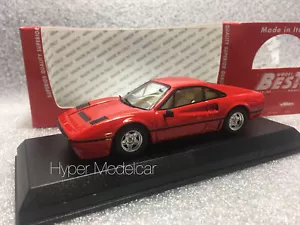 BEST-MODEL 1/43 FERRARI 208 GTB TURBO 1982 RED ART.9325/2 - Foto 1 di 2